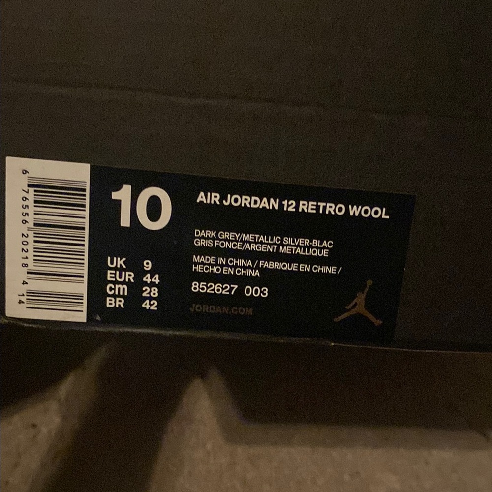 Air Jordan 12 Retro Wool Sneakers